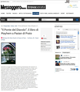 Alberth Mayhem alla biblioteca di Pasian di Prato (UD)